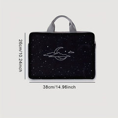 Starry Night Moon Print Laptop Sleeve 14 inch