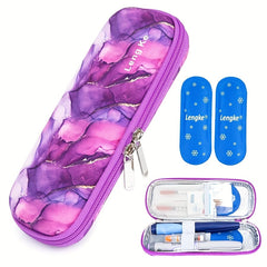 Fantasy-themed Insulin Cooler Travel Case with Ice Packs