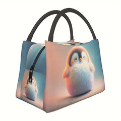 Penguin Insulated Lunch Bag for School Office Picnics