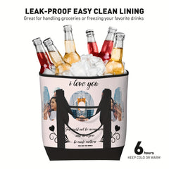 Large Insulated Cooler Tote Bag for Travel and Picnic