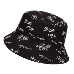 Thug Life Full Print Reversible Beach Hats for Men and Women