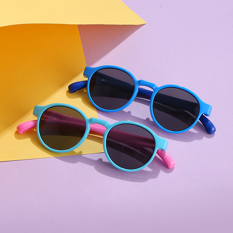 Trendy Round Frame Sunglasses for Girls