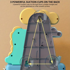 Baby Dinosaur Bath Toy with Music and Suction Cup