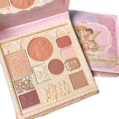 Anime Eyeshadow Palette with Mirror & Hypoallergenic Formula