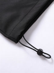 Men's Casual Alphabet Print Lapel Button Down Jacket