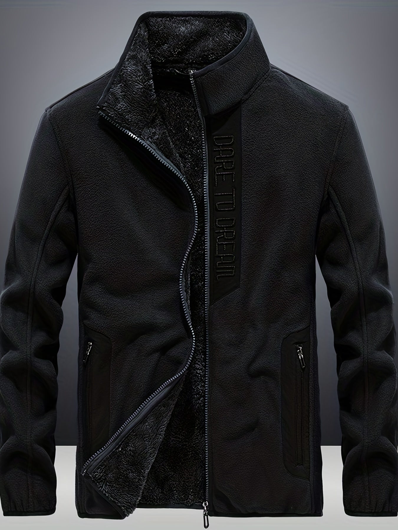 Men's Sherpa Lined Zip Up Jacket