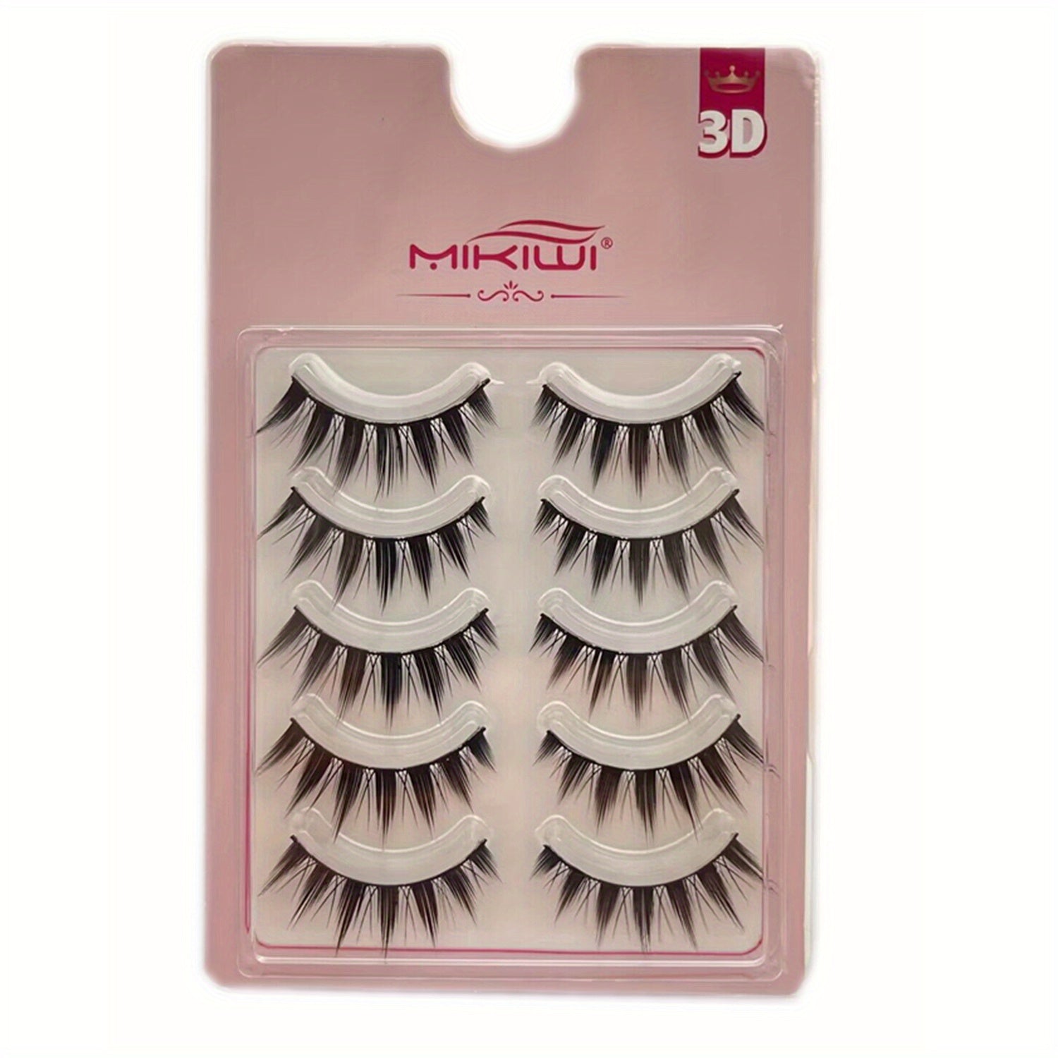 Wispy Anime False Eyelashes Natural Look Fluffy 3D Doll Eyelashes