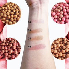 4 Colors Blusher Ball Matte Makeup Long Lasting Lightweight Natural Nude Makeup