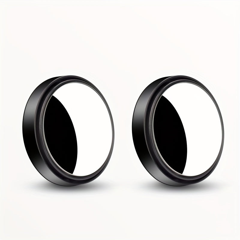 2pcs Car Rear View Blind Spot Mirror 360° Rotation High Definition Glass