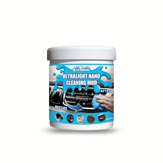 2 Bottles Car Cleaning Soft Adhesive for Air Vent and Keyboard