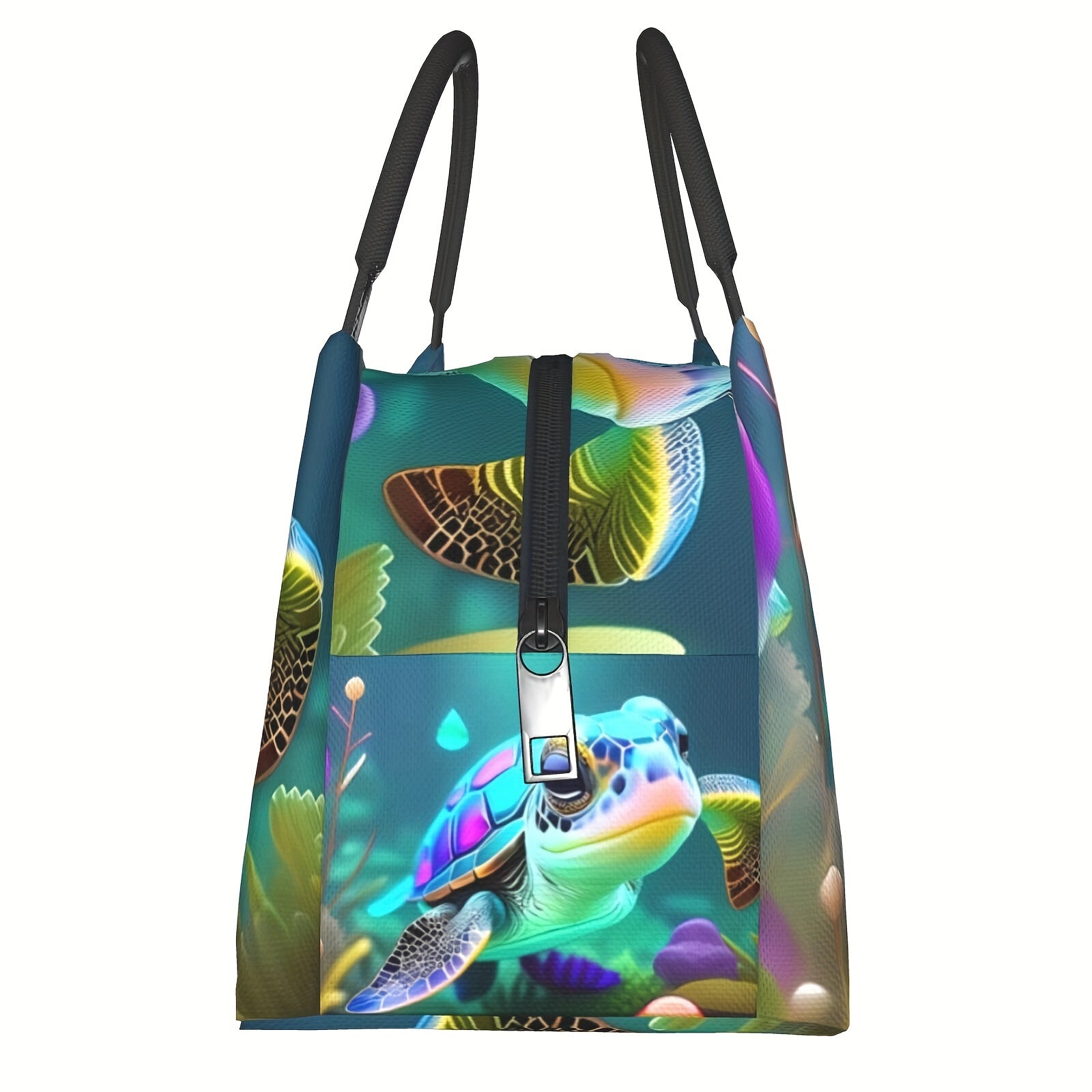 Turtle Insulated Lunch Bag Reusable Portable Cooler