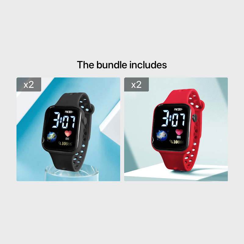 LED Sports Watch For Girls Kids