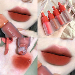 6 Colors Matte Velvet Lip Gloss Red Tone