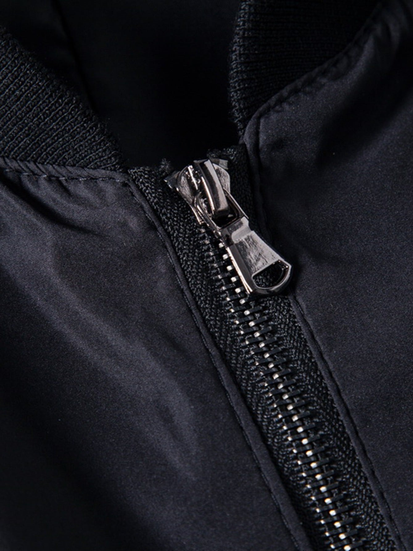 Men's Dragon Printed Baseball Collar Jacket