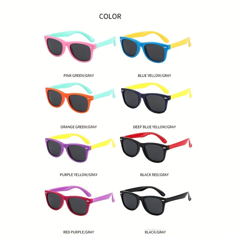 Kids UV400 Sun Protection Sunglasses for Traveling Party Outdoor