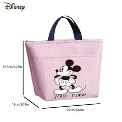 Customized Thermal Bag with Text Mini Cartoon Pattern for Work and Study