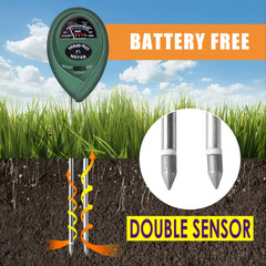 3-in-1 Soil Meter for Healthy Plants: Moisture, Light & PH Tester