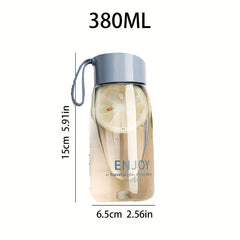1pc Sports Water Bottle 380ml BPA Plastic Portable Drinking Cup