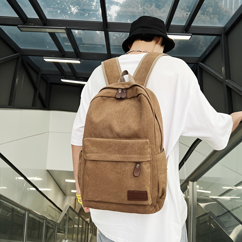 Canvas Backpack Large Capacity