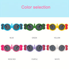 Elephant Nose Sunglasses Round Frame UV Protection Outdoor Activity Glasses