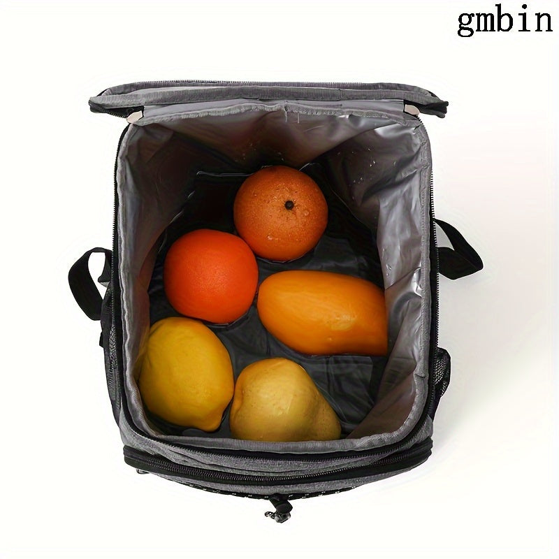 Outdoor Ice Bag Insulation Shoulder Cold Storage Picnic Portable Backpack
