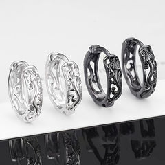 Dragon Stud Earrings & Men's Retro Ethnic Style Earrings