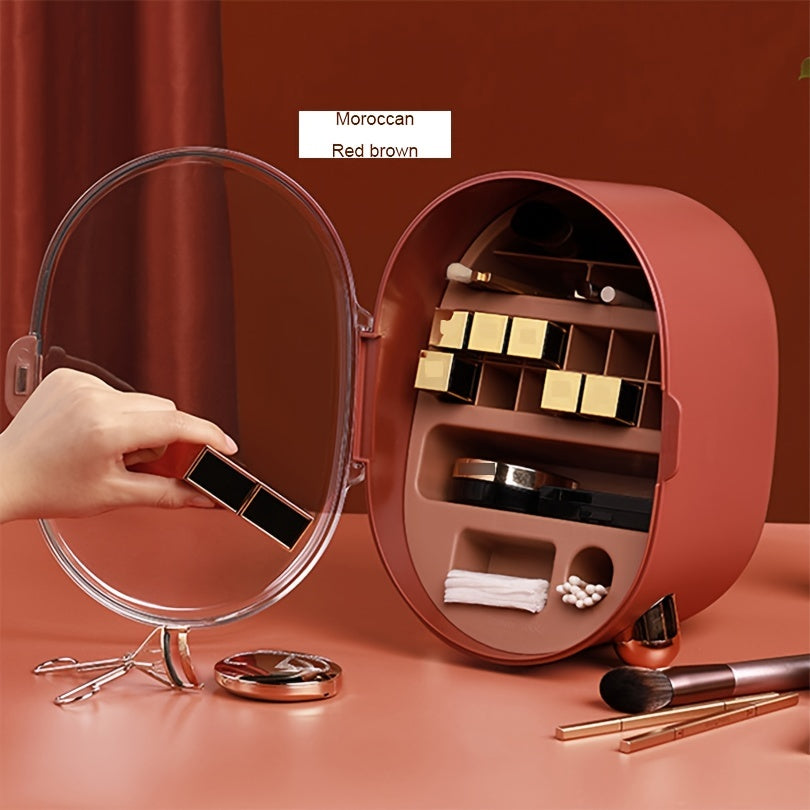 Dustproof Cosmetic Storage Box Organizer Case for Skincare Products and Jewelry