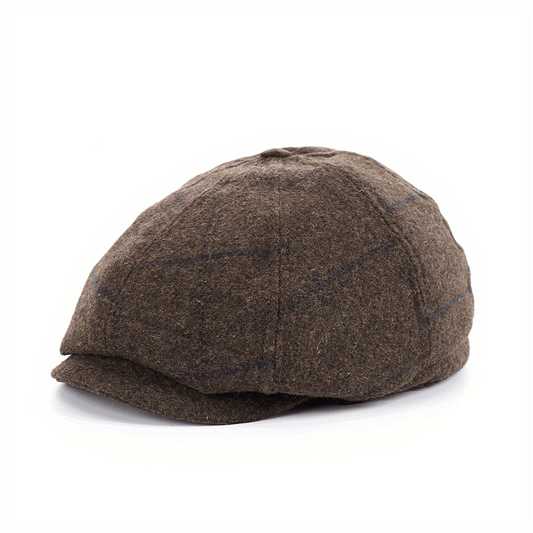 Forever Sun Vintage Wool Hat Flat Cap For Men Newsboy Driver Caps Hat