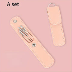 Stainless Steel Ear Pick Set Professional Ear Wax Remover 6Pcs