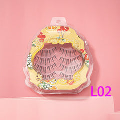 Natural Soft Anime Eyes False Lashes 4 Pairs