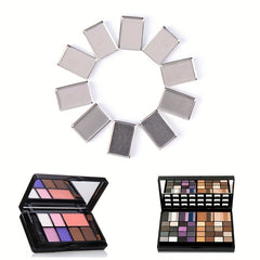 10pcs Aluminum Eyeshadow Pans Travel Storage Empty Tin Cases