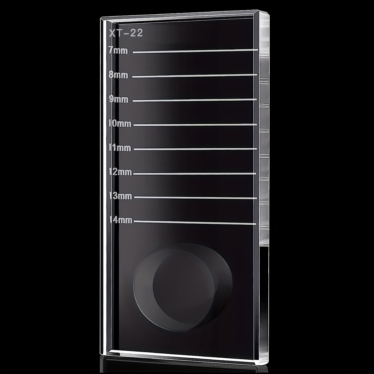 Crystal Eyelash Extension Pallet False Lash Tray Strip Glue Holder