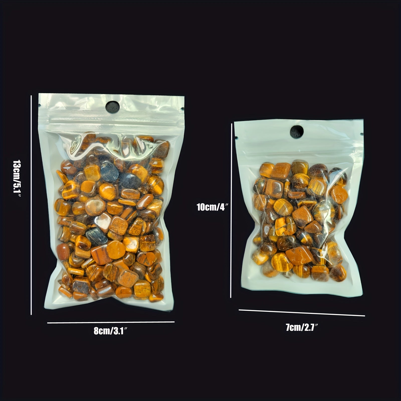 2OZ 4OZ Natural Tiger's Eye Rough Stones for Tumbling Wicca Reiki Healing