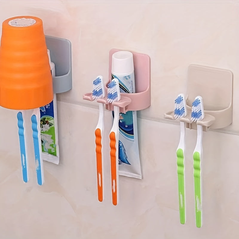 Toothbrush Holder with Punch - Keep Toothbrush & Toothpaste