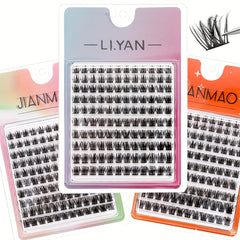 DIY Eyelash Extensions Kit 120pcs Clusters False Eyelashes