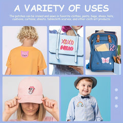 8pcs Christmas Iron On Patches For Men Clothing Jacket Jeans Pants Dress