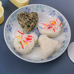 Japanese Onigiri Mold Set - Sushi Makers for Bento Box