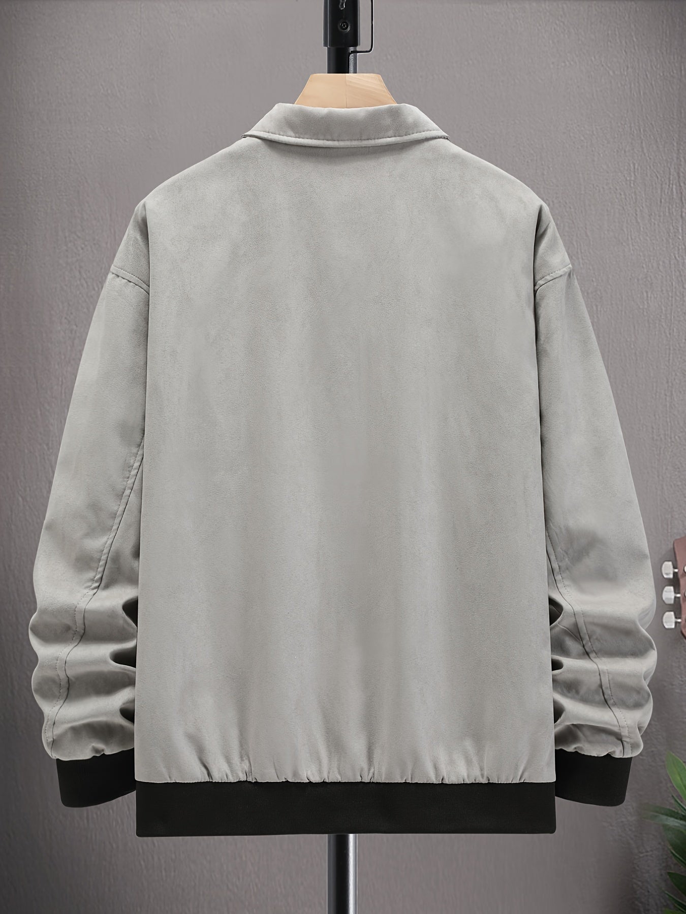 Men's Varsity Long Sleeves Jacket with Pockets