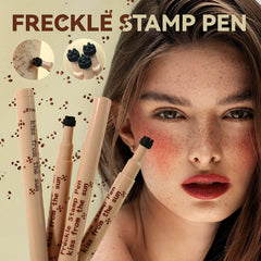 Freckle Pen Waterproof Natural Realistic 4 Colors Enhancing Makeup Look