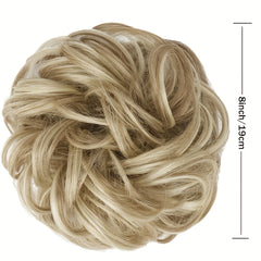 Synthetic Messy Bun Scrunchies Wavy Chignon Ponytail Hair Extensions