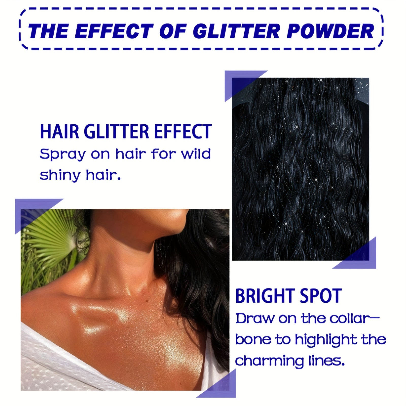 Brightening Glitter Spray for Clavicle Highlighting