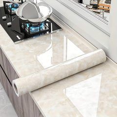 Marble Pattern Peel & Stick Wallpaper for Kitchen Countertop