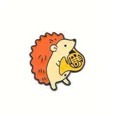 Animal Concert Hedgehog Brooch Metal Sense Costume Bag Accessories