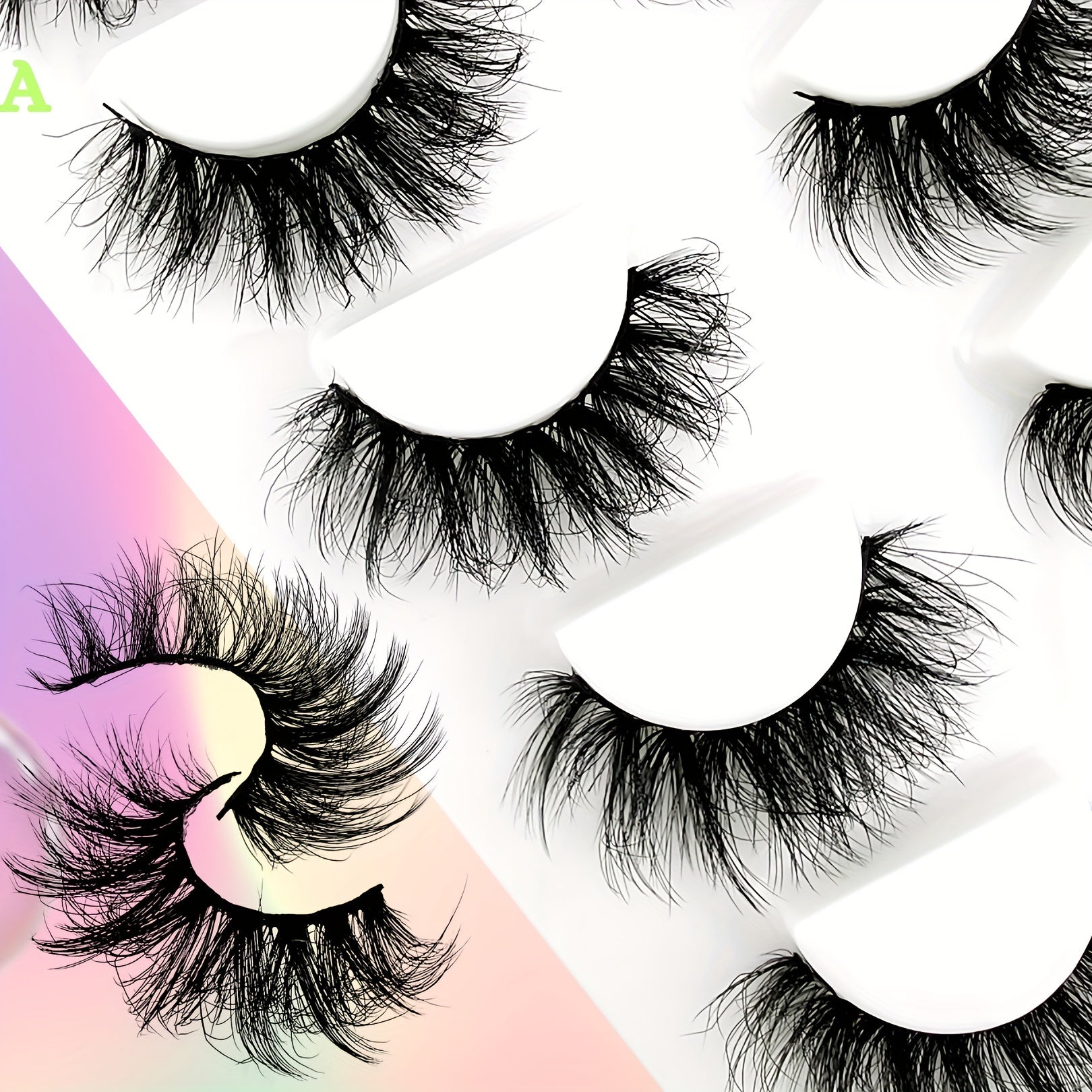 5 Pairs Thick Faux Mink False Eyelashes