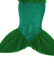 Little Mermaid Costume Halloween Princess Dress Cosplay Party