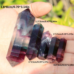 Natural Fluorite Double Pointed Pillar Crystal