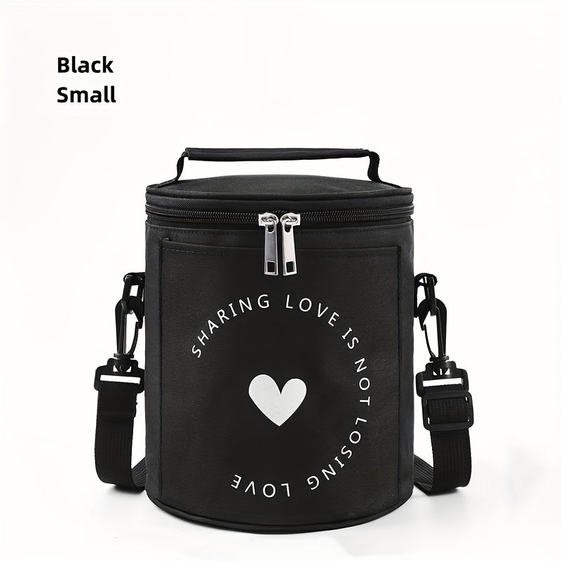 OXFORD Cylinder Lunch Bag Insulated for Travel and Work