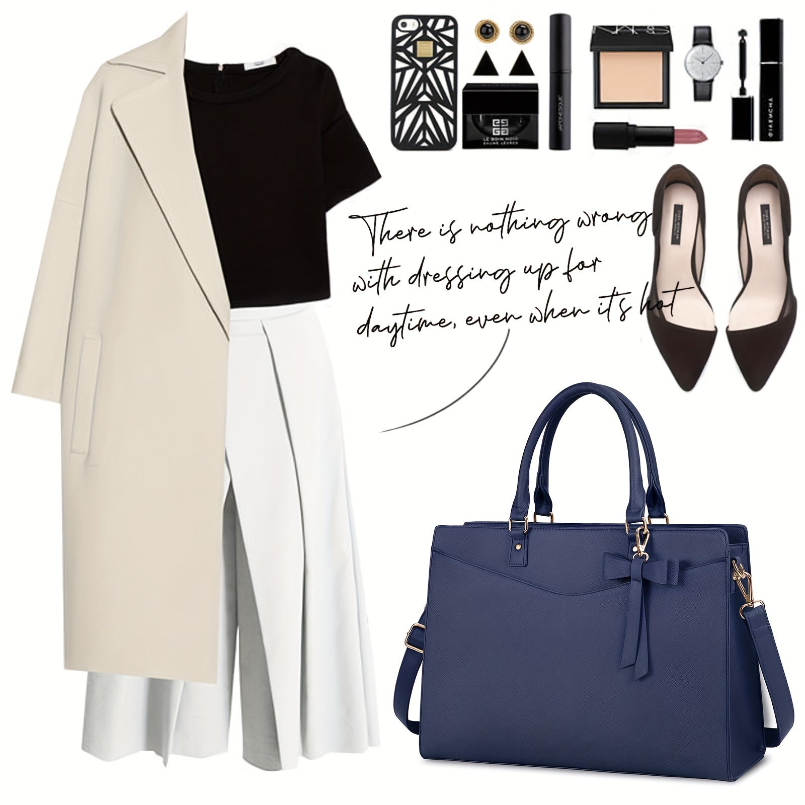 15.6 Inch Waterproof Laptop Tote Bag PU Leather Briefcase