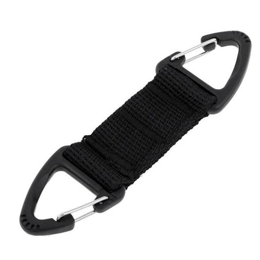 Multifunctional Carabiner with Tactical Belt and Nylon Webbing