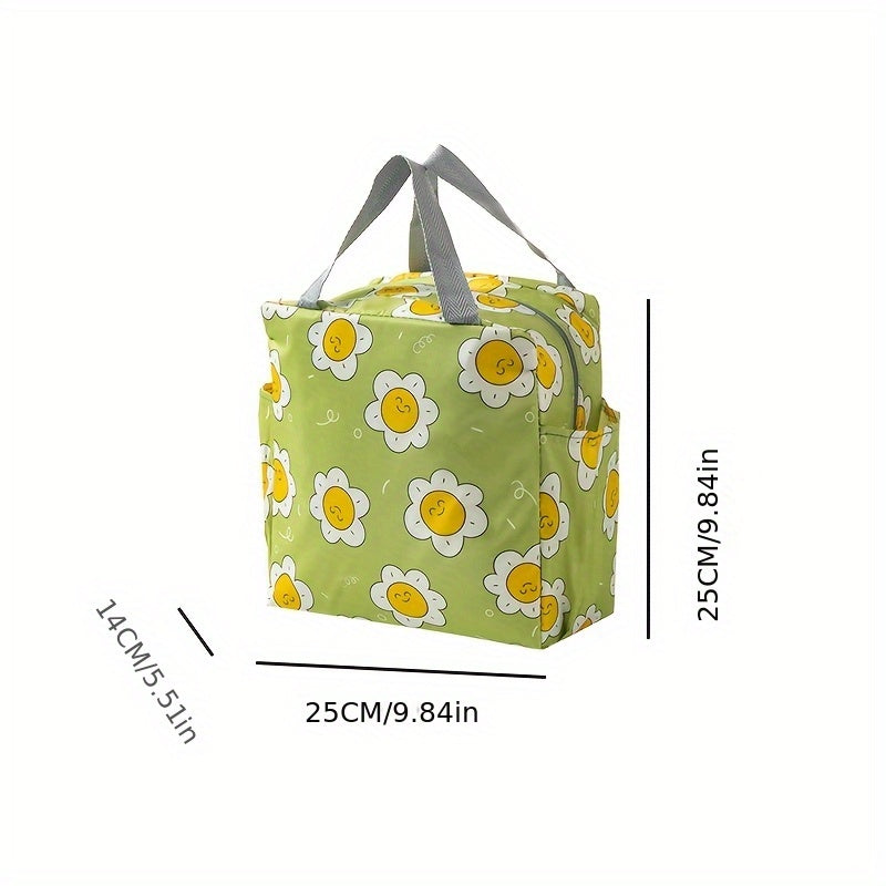 Space Lunch Bag Insulated Oxford Cloth Waterproof for Office & School